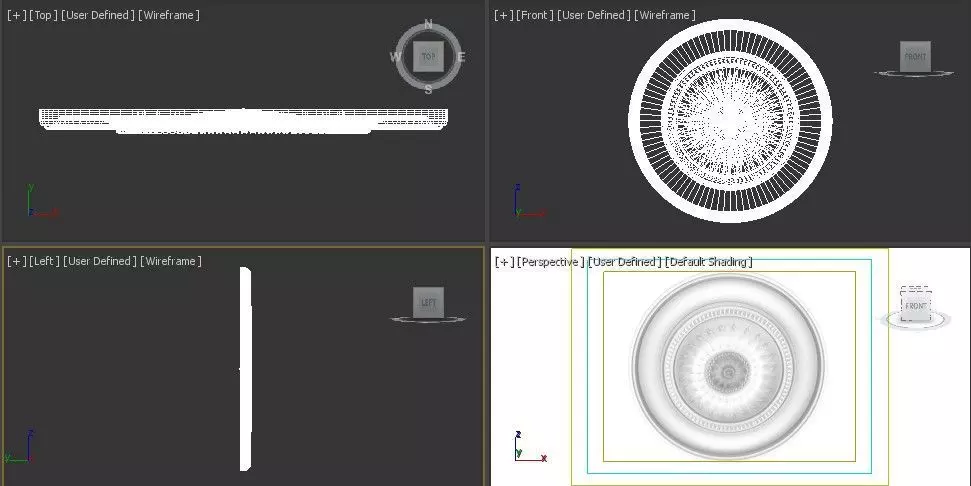 Ceiling Molding 3D Models   Pack of 13 3D model_17