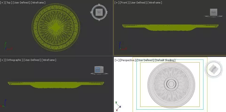 Ceiling Molding 3D Models   Pack of 13 3D model_19