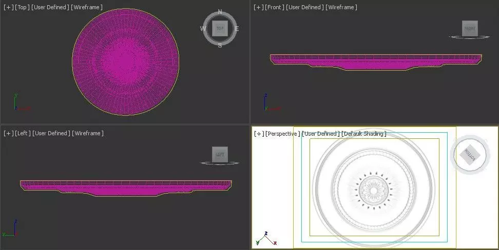 Ceiling Molding 3D Models   Pack of 13 3D model_13