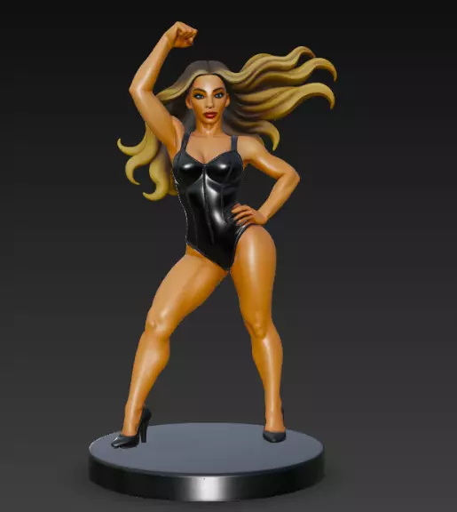 Beyonce 3D Model 3D print model