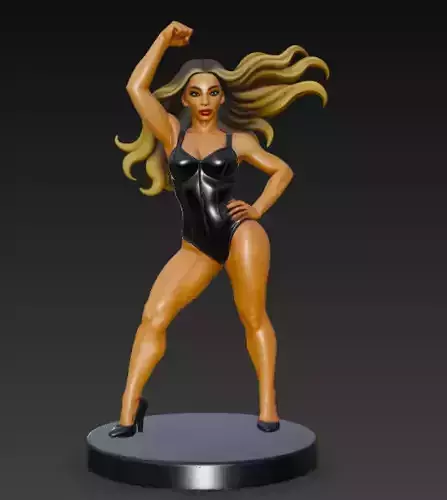 Beyonce 3D Model