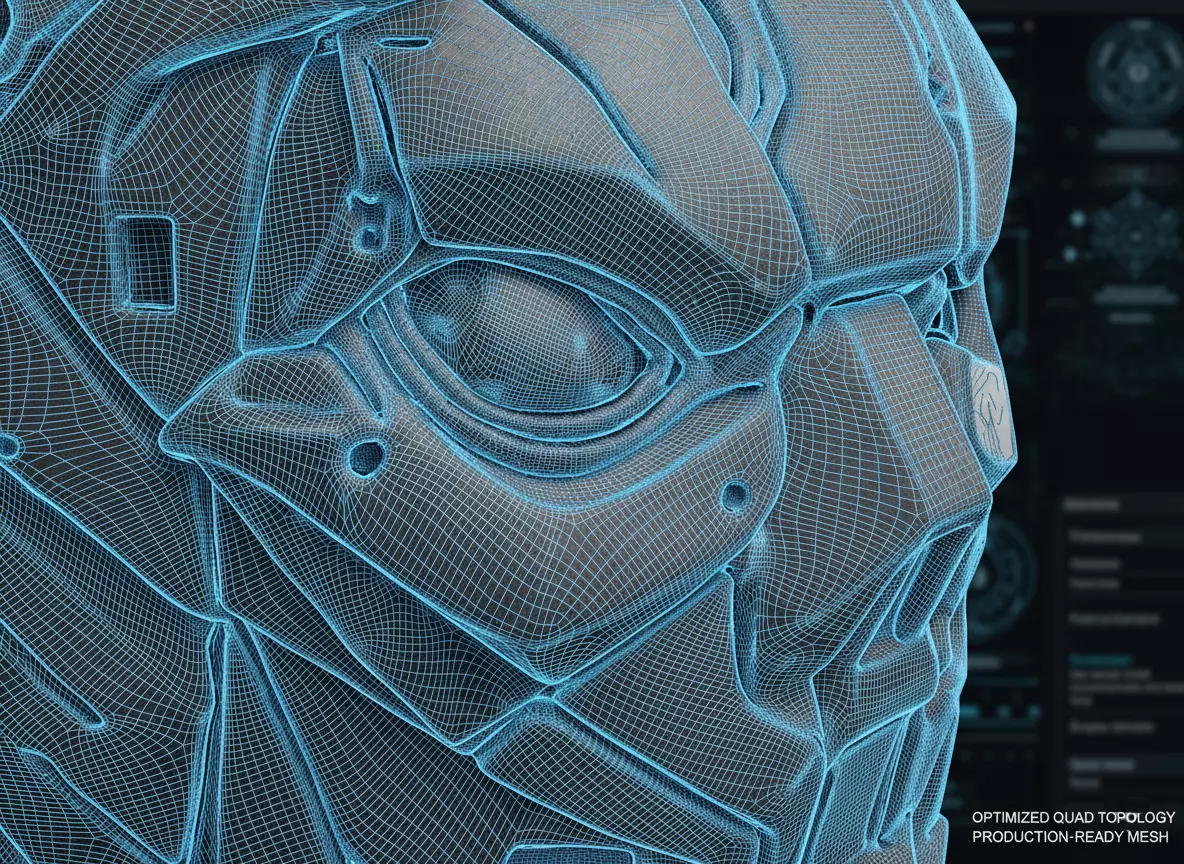 Cyber Pumpkin Mask 3D Printable Sci-Fi Halloween Helmet 3D model_9