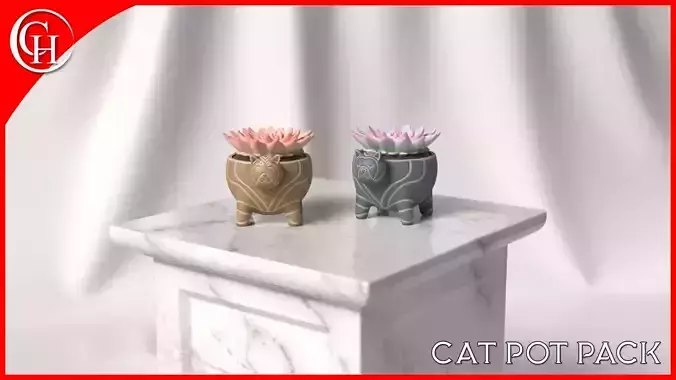 Small Cat Pot Pack 