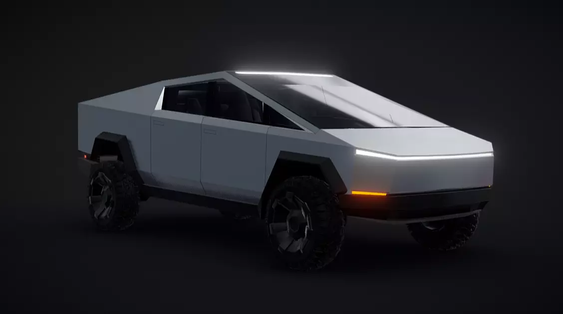 Tesla - Cybertruck 3D model_1
