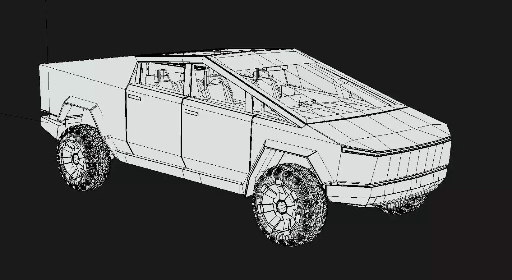 Tesla - Cybertruck 3D model_3