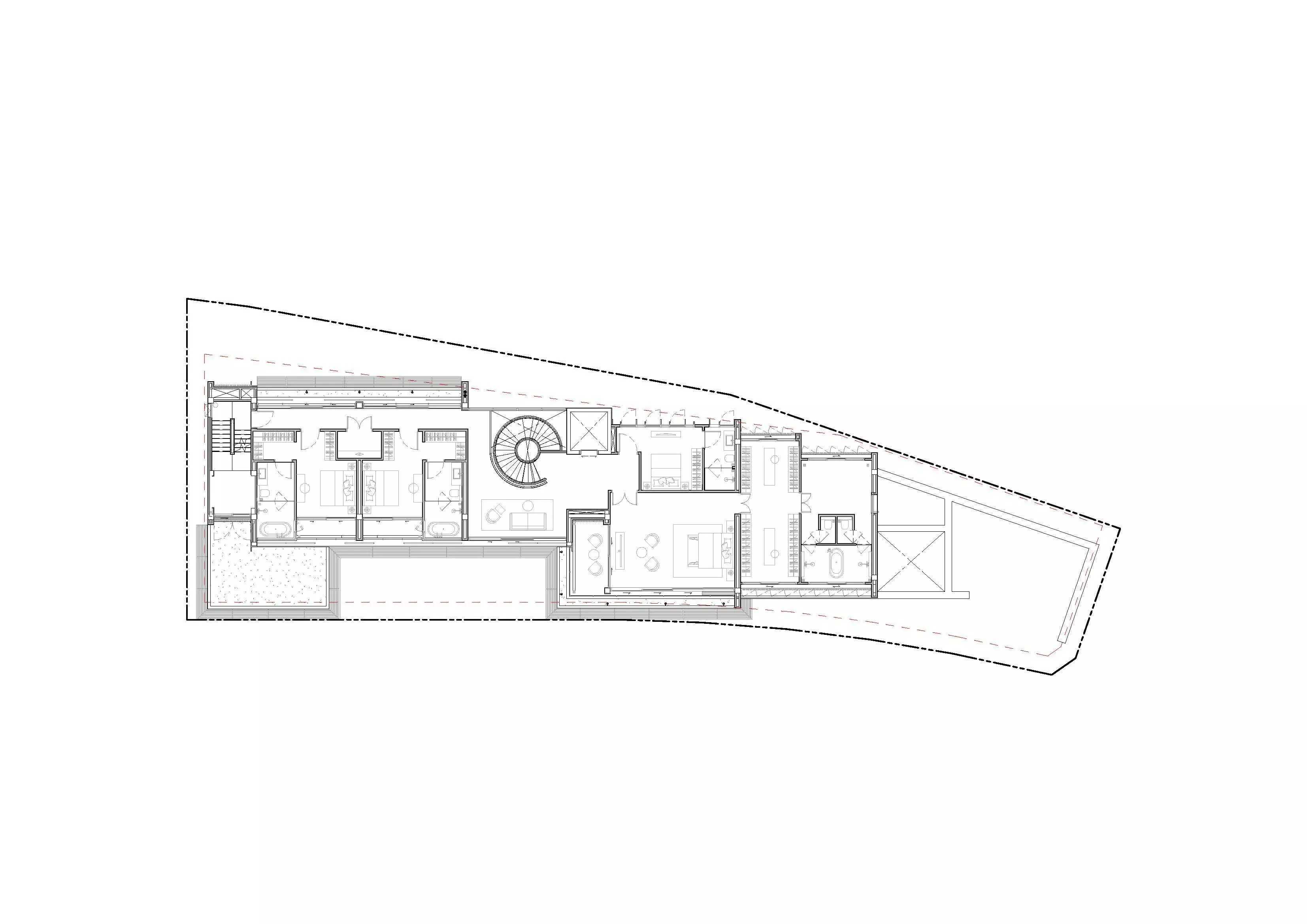 Modern Luxury Residential villa 02 Revit 3D model 3D print model_8