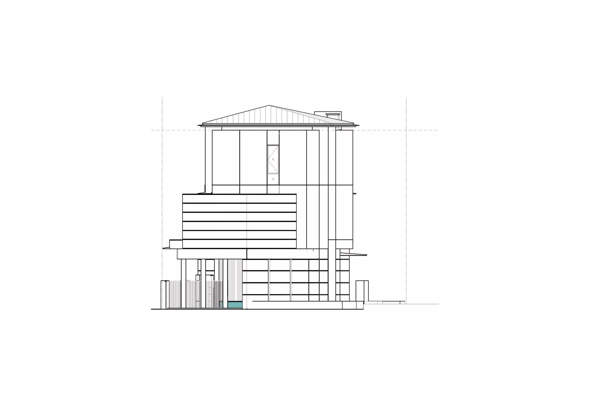 Modern Luxury Residential villa 02 Revit 3D model 3D print model_2