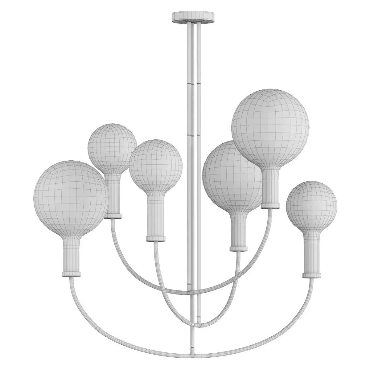 Maytoni Status MOD333PL-06BS Pendant Lamp 3D model_3