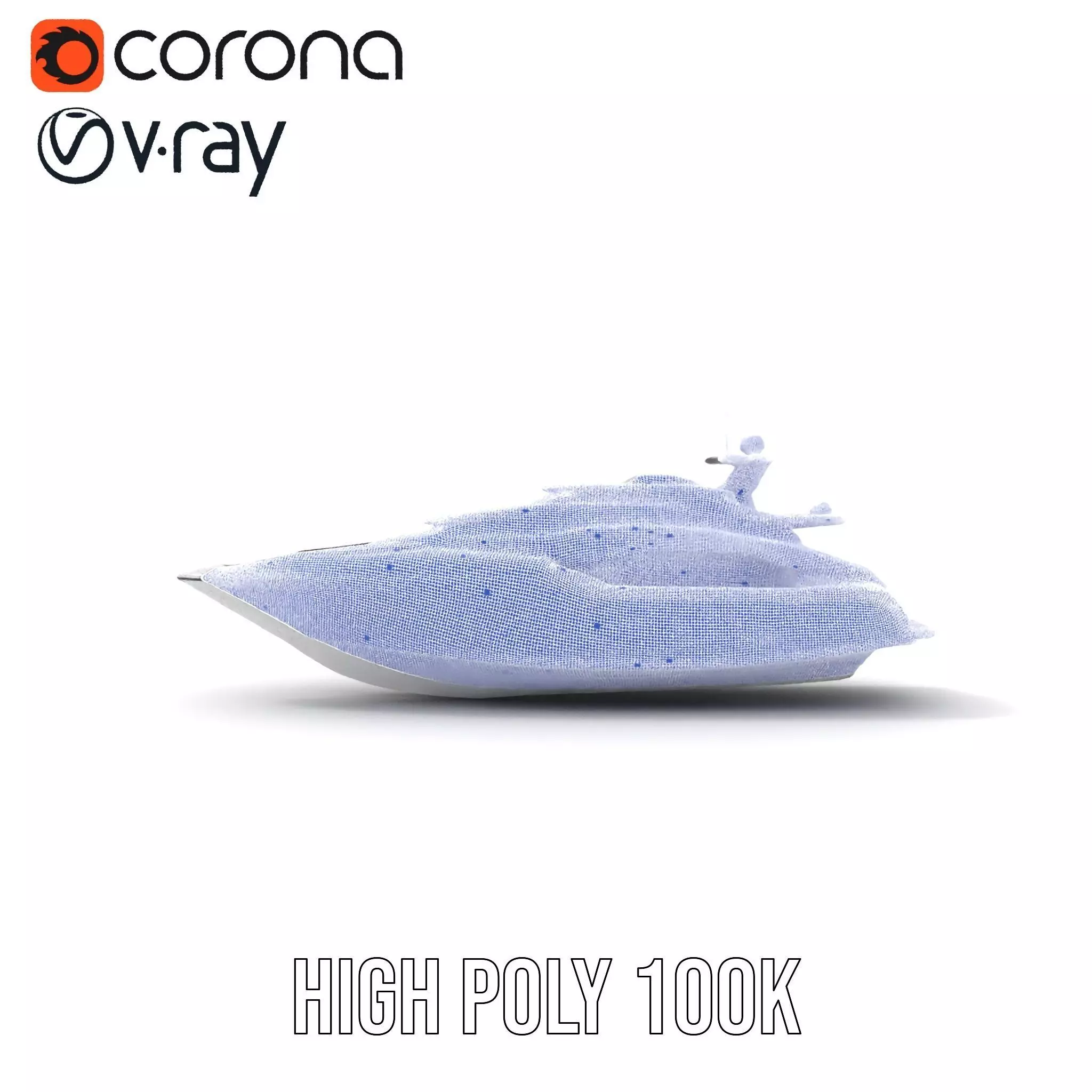 Sleek Yacht model pack Low-poly 3D model_35