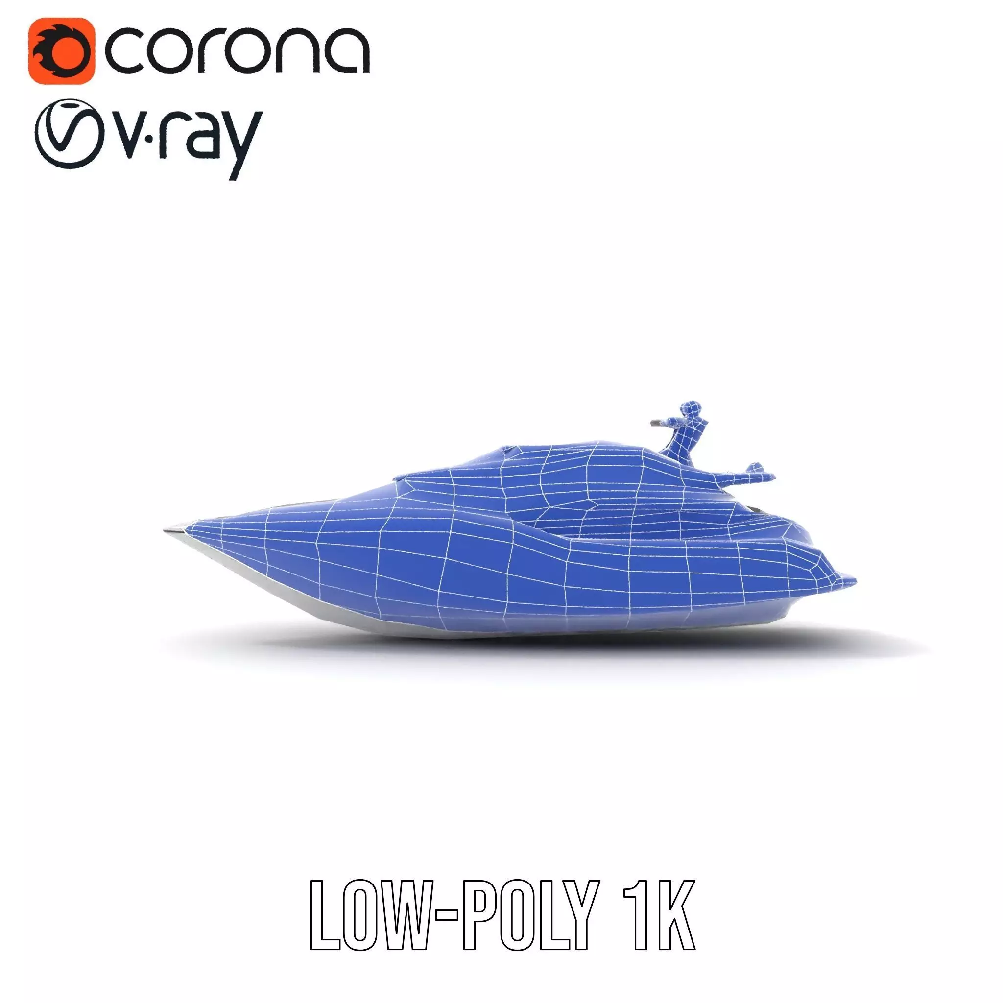 Sleek Yacht model pack Low-poly 3D model_29