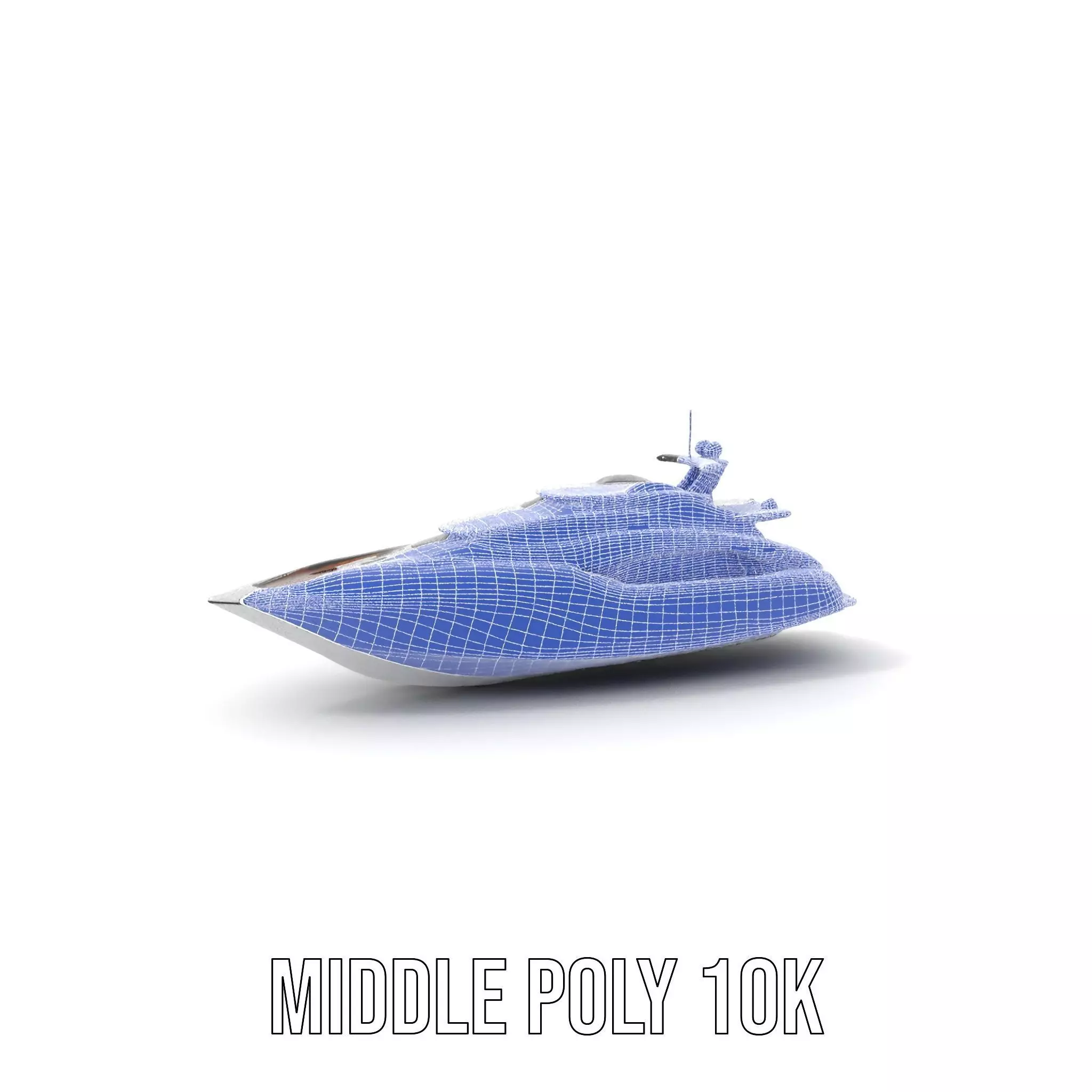 Sleek Yacht model pack Low-poly 3D model_20