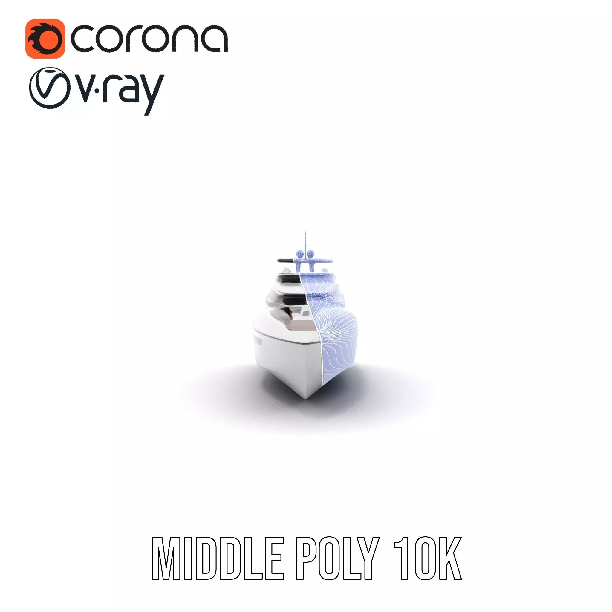 Sleek Yacht model pack Low-poly 3D model_31