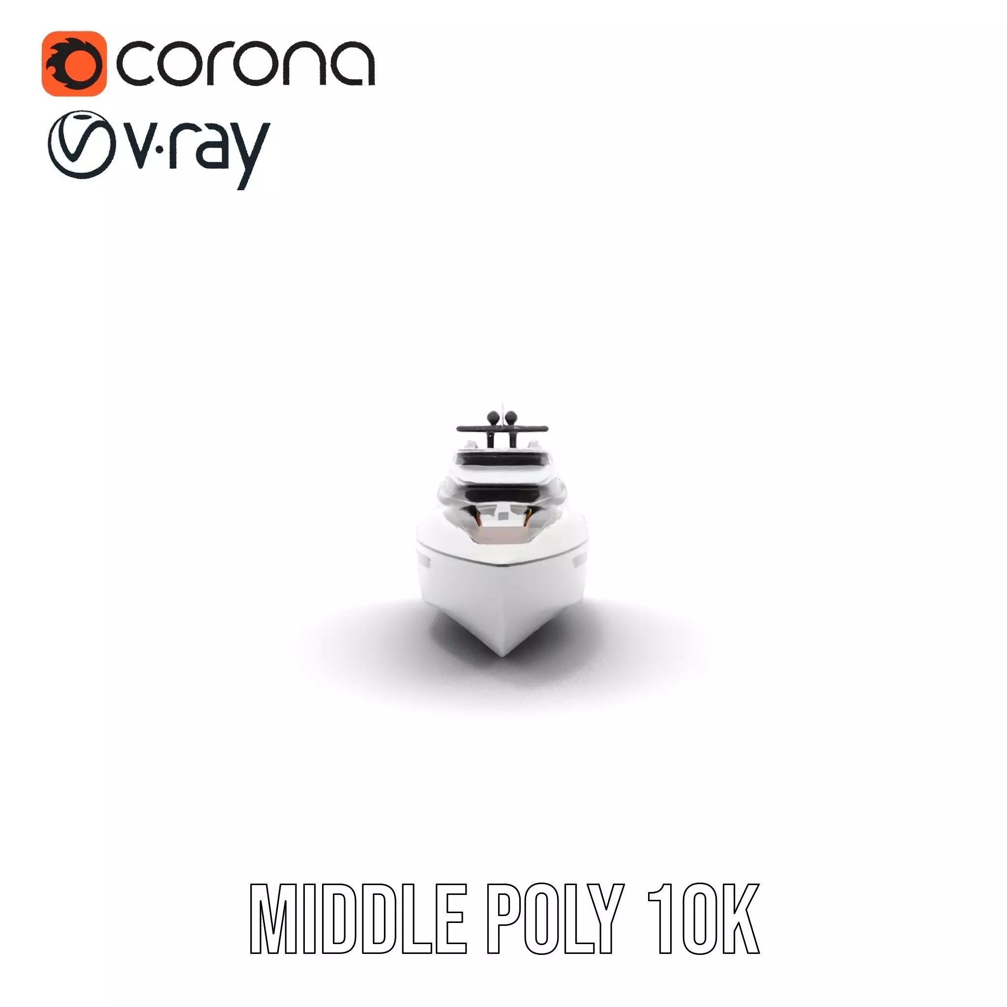 Sleek Yacht model pack Low-poly 3D model_14