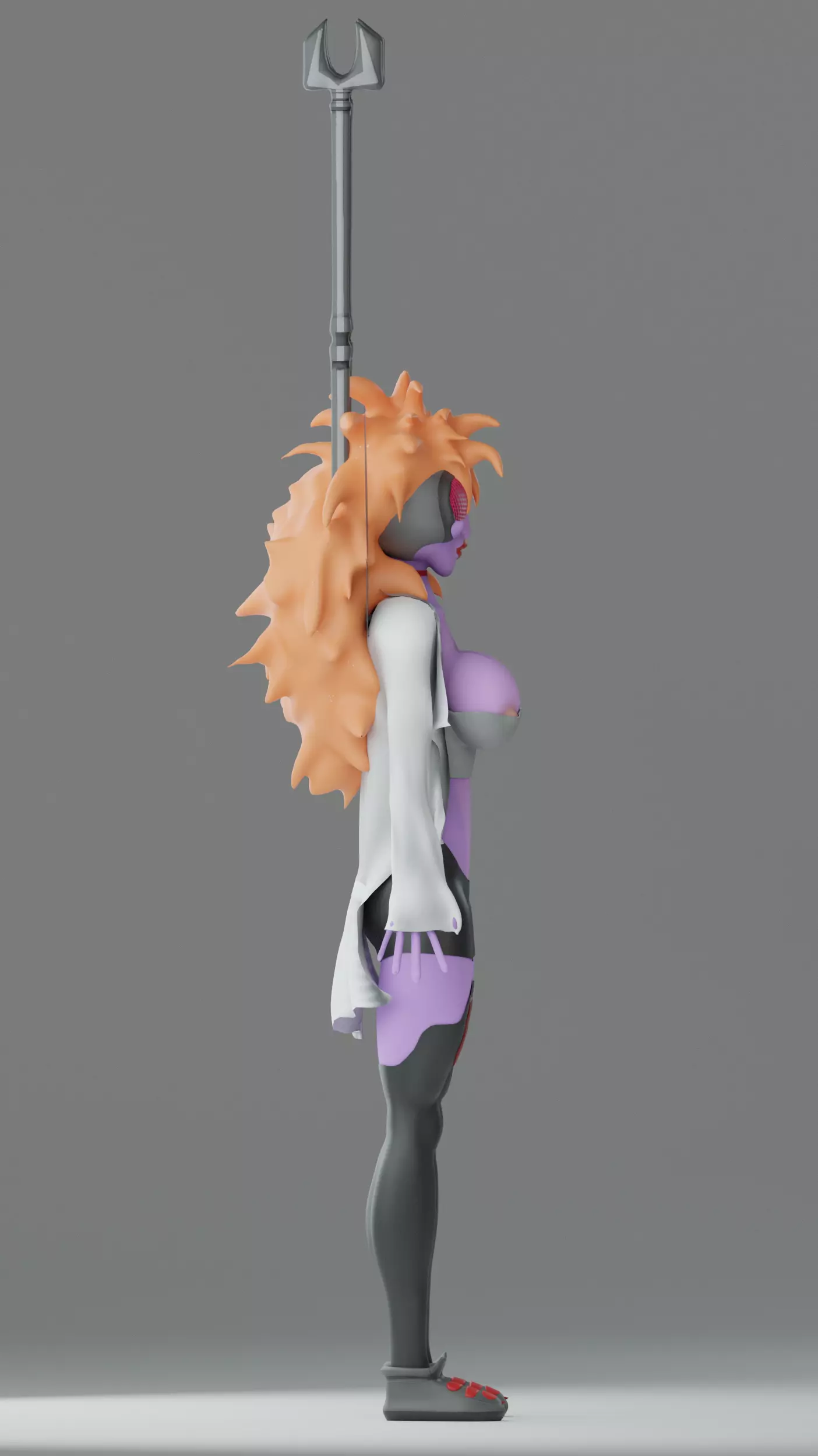 Female Baxter Stockman 3D model_4