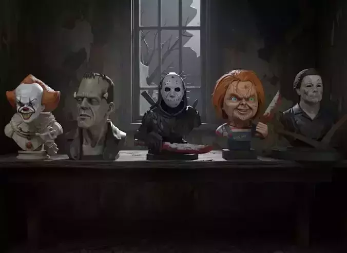 Horror Icons 3D Bust Collection
