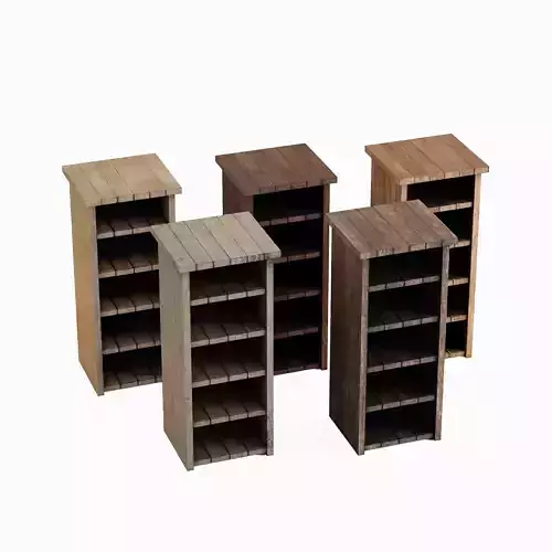 Medieval Tall Shelf Set