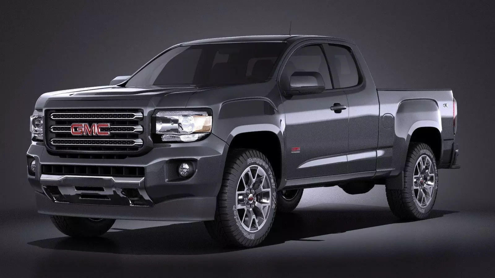 GMC Canyon 2015 VRAY 3D model_0
