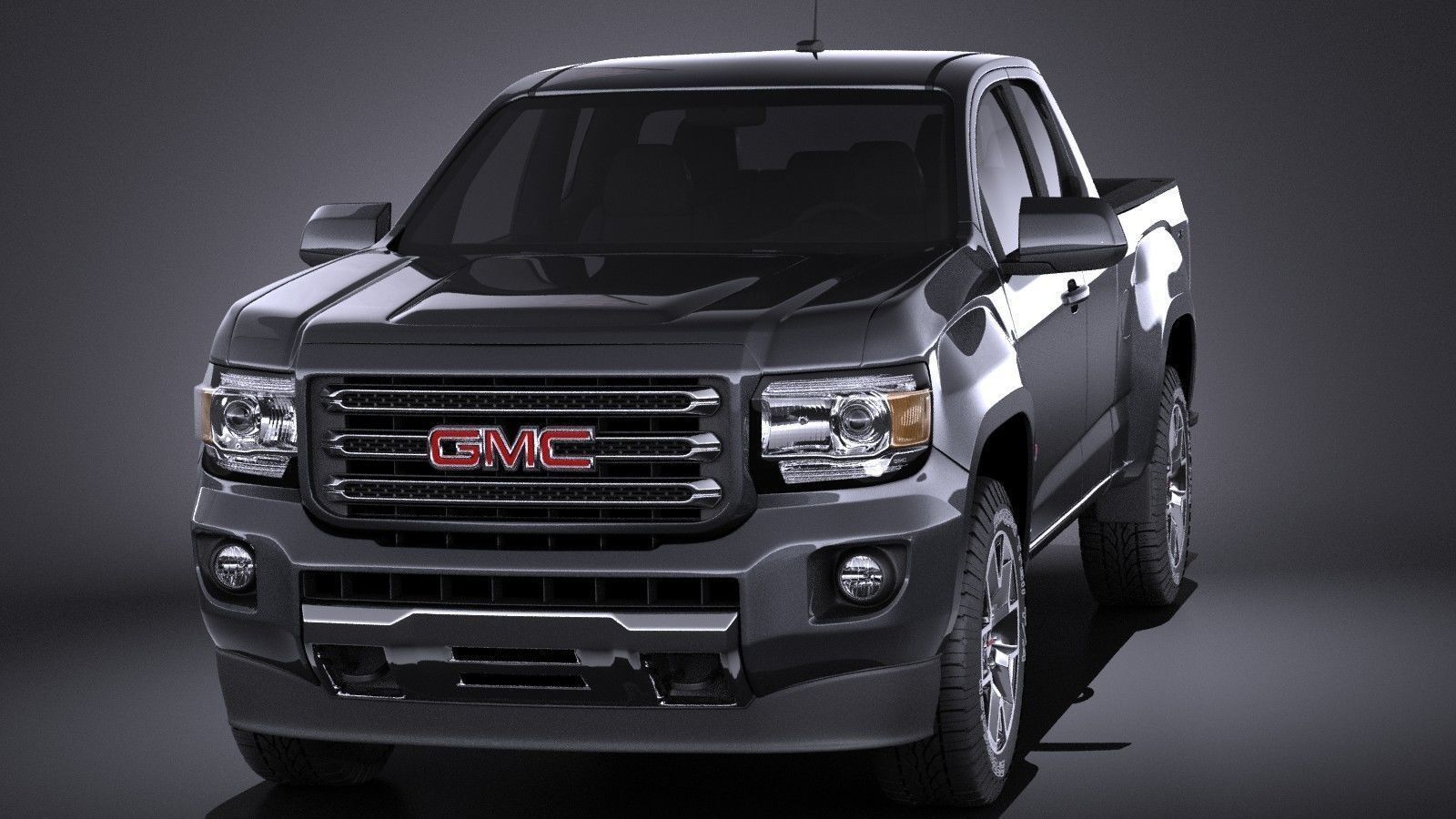 GMC Canyon 2015 VRAY 3D model_1