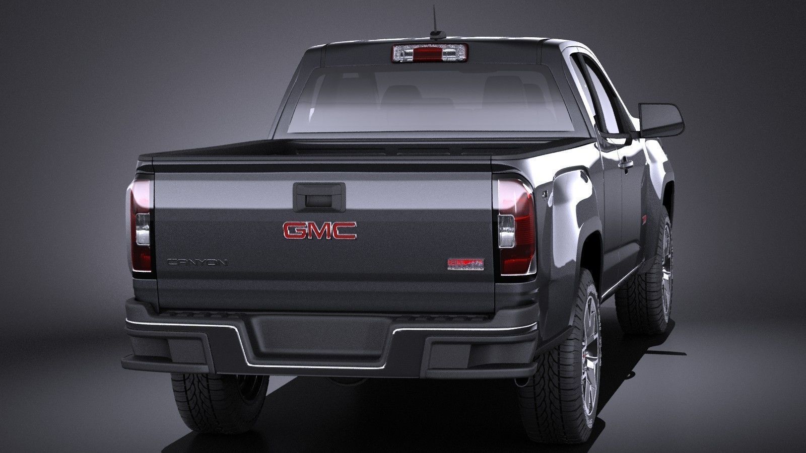 GMC Canyon 2015 VRAY 3D model_2