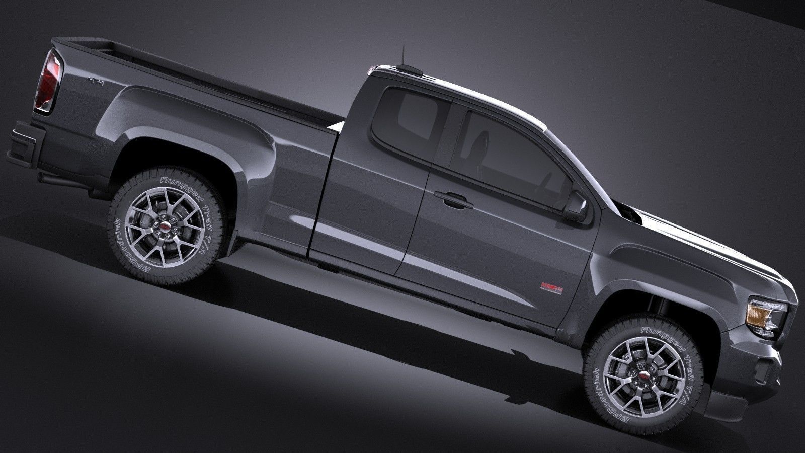 GMC Canyon 2015 VRAY 3D model_4