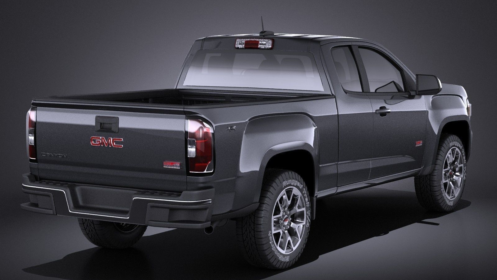 GMC Canyon 2015 VRAY 3D model_3