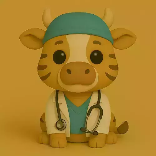 Vaca Veterinario Pop STL