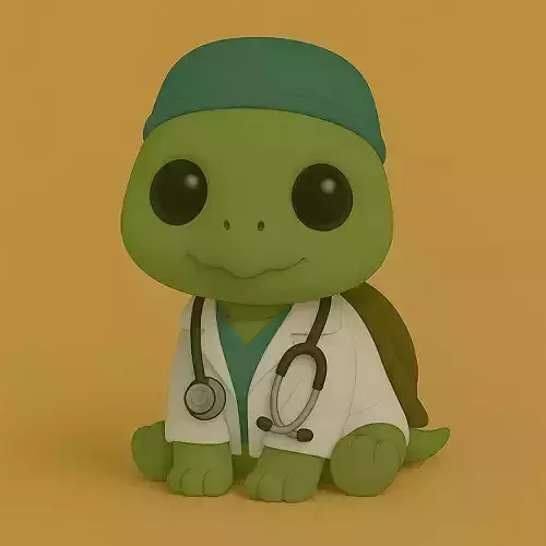 Tortuga Veterinario Pop STL