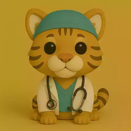 Tigre Veterinario Pop STL