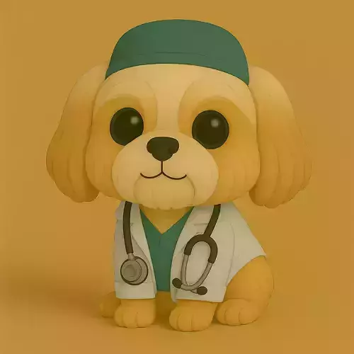 Perro Shih Tzu Veterinario Pop STL