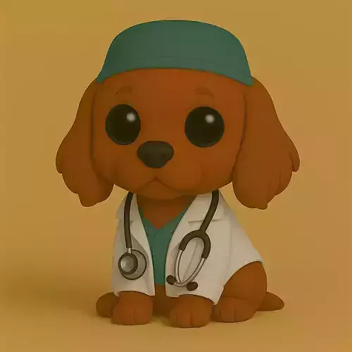 Perro Setter Irlandes Veterinario Pop STL