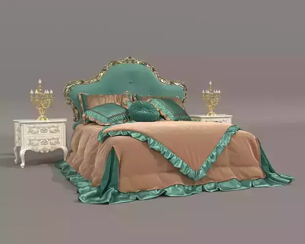 Classic European Style Bed Set 63