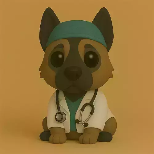 Perro Pastor Belga Veterinario Pop STL