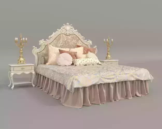 Classic European Style Bed Set 64