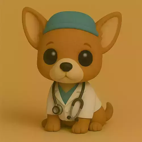 Perro Chihuahua Veterinario Pop STL