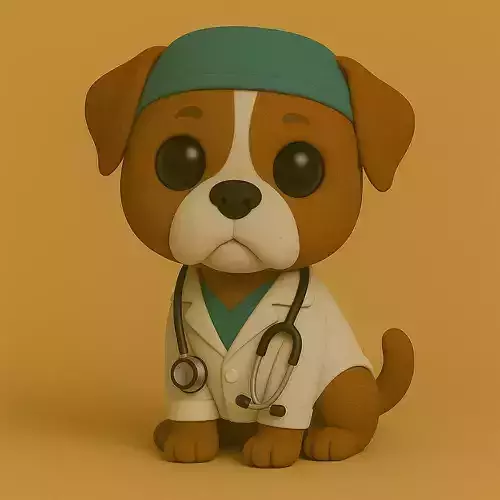 Perro Boxer Veterinario Pop STL