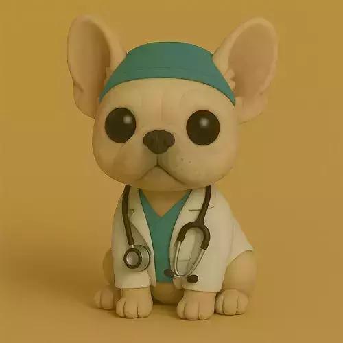 Perro Bulldog Frances Frenchie Veterinario Pop STL