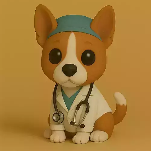 Perro Basenji Veterinario Pop STL