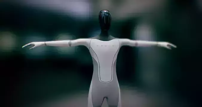 T Pose Tesla BOT