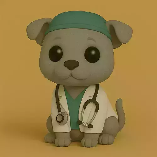 Gato Levkoy Ucraniano Veterinario Pop STL