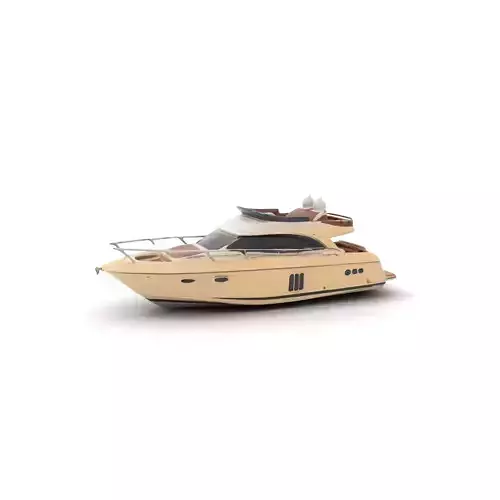 Luxury Yacht model pack Low-poly 3D model