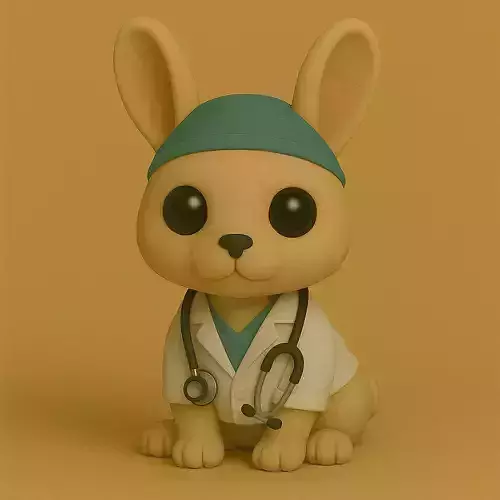Conejo Veterinario Pop STL