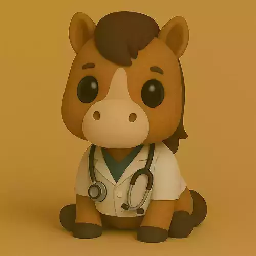 Caballo Veterinario Pop STL
