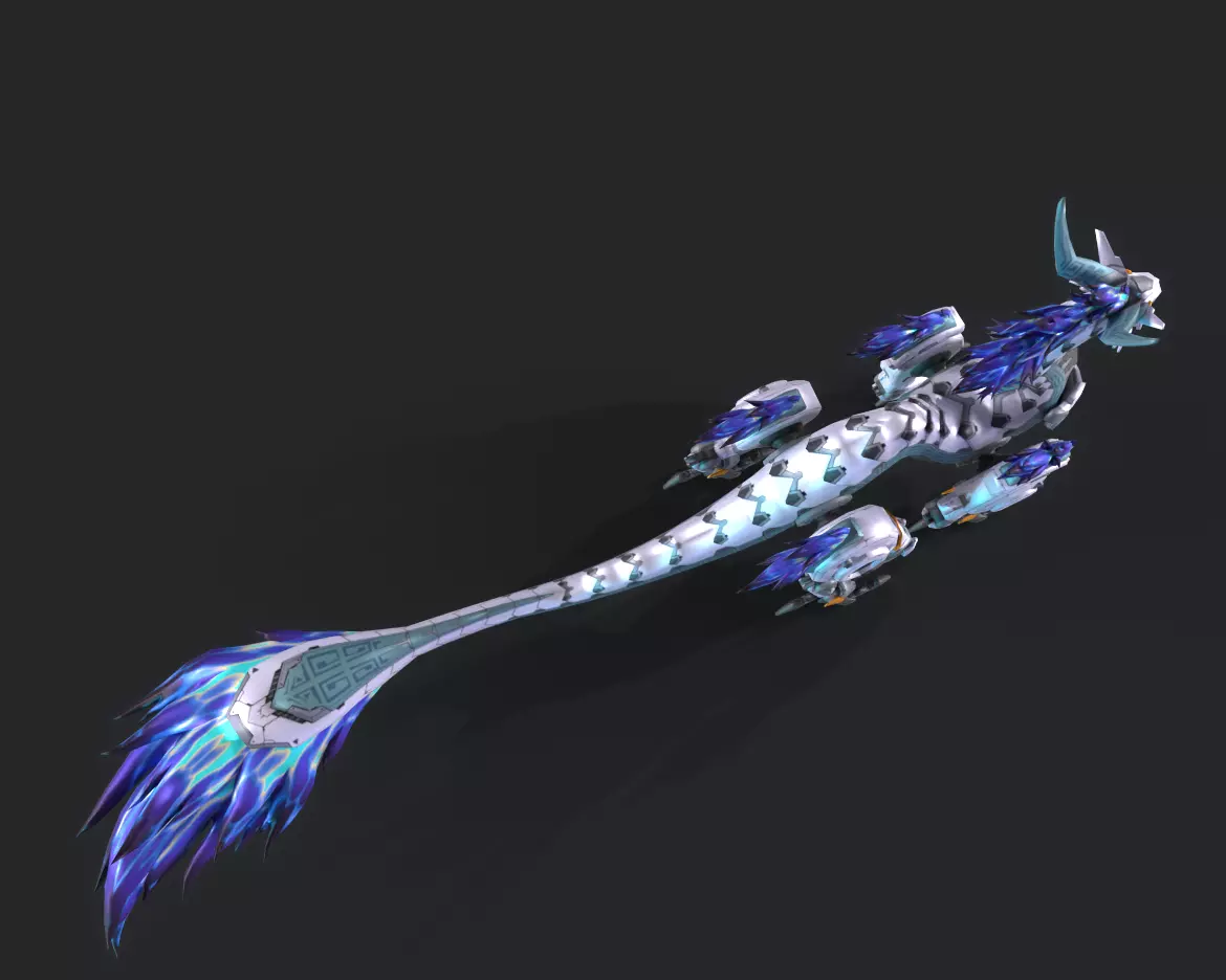 Mecha Tyrannosaurus Low-poly 3D model_20