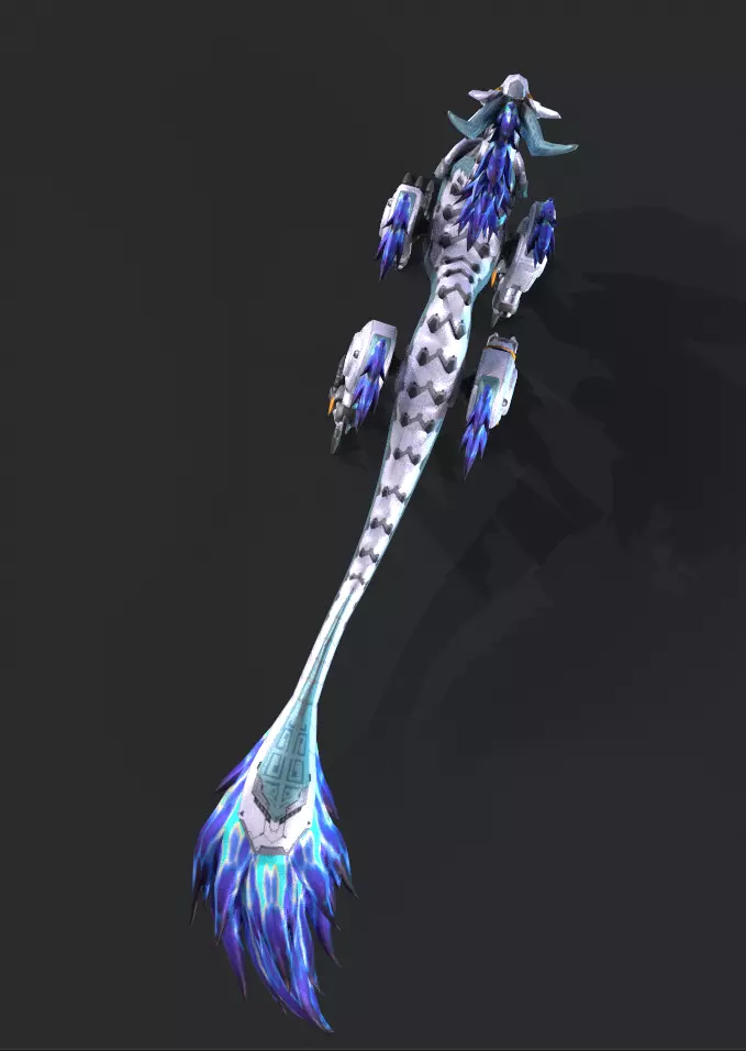 Mecha Tyrannosaurus Low-poly 3D model_24