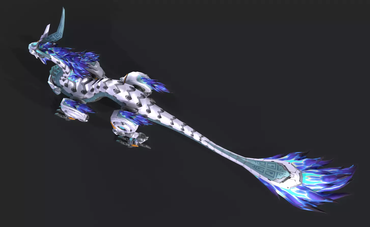 Mecha Tyrannosaurus Low-poly 3D model_17