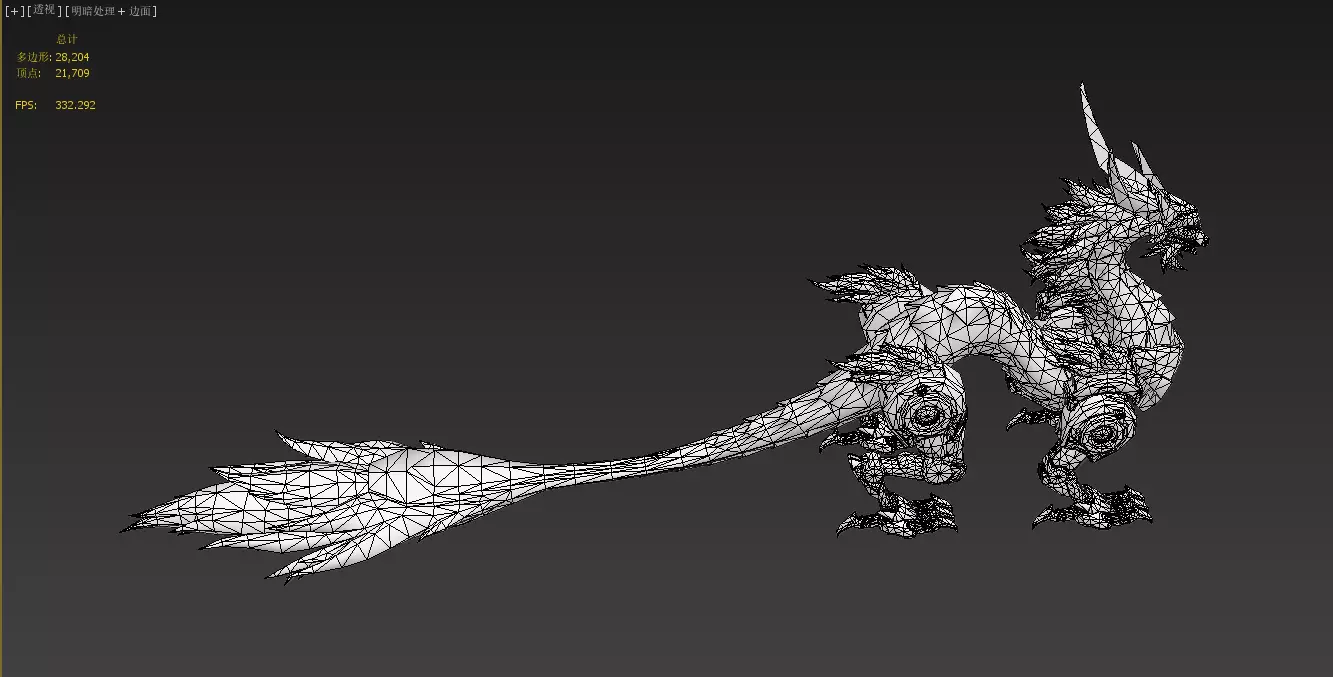 Mecha Tyrannosaurus Low-poly 3D model_36