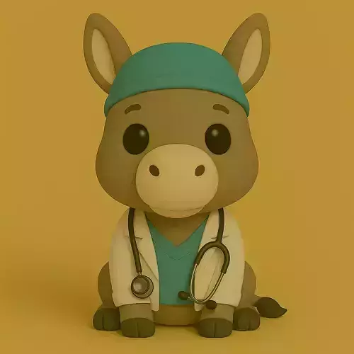 Burro Veterinario Pop STL