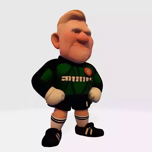 Schmeichel Caricature 3D Print Model 3D print model