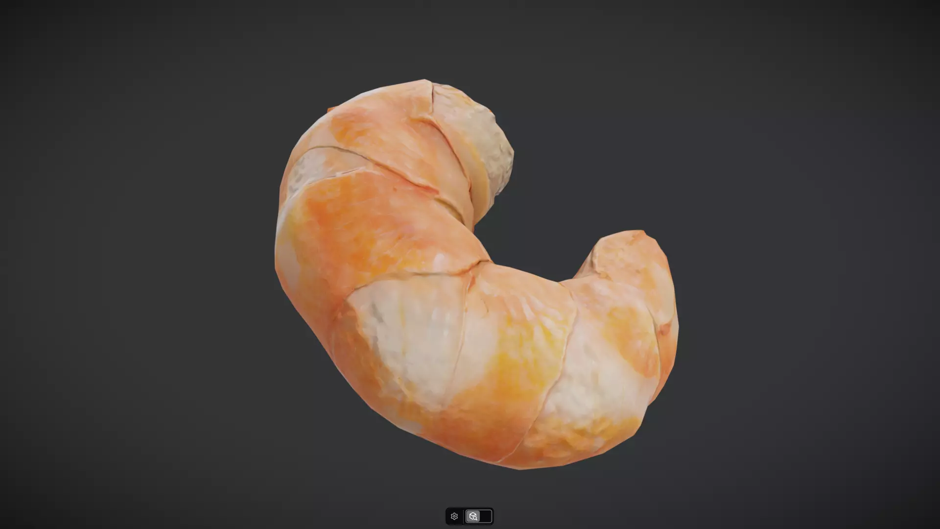 Shrimp Low-poly 3D model_5