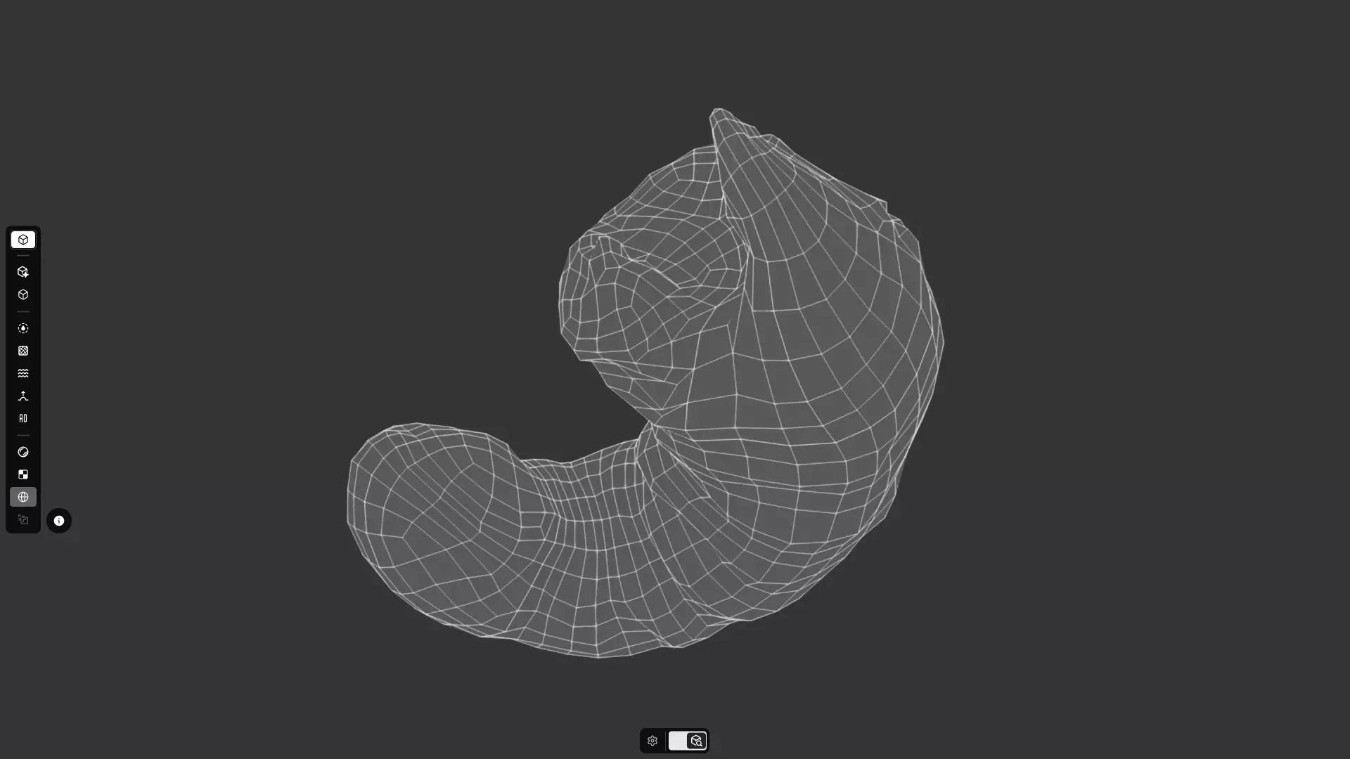 Shrimp Low-poly 3D model_4